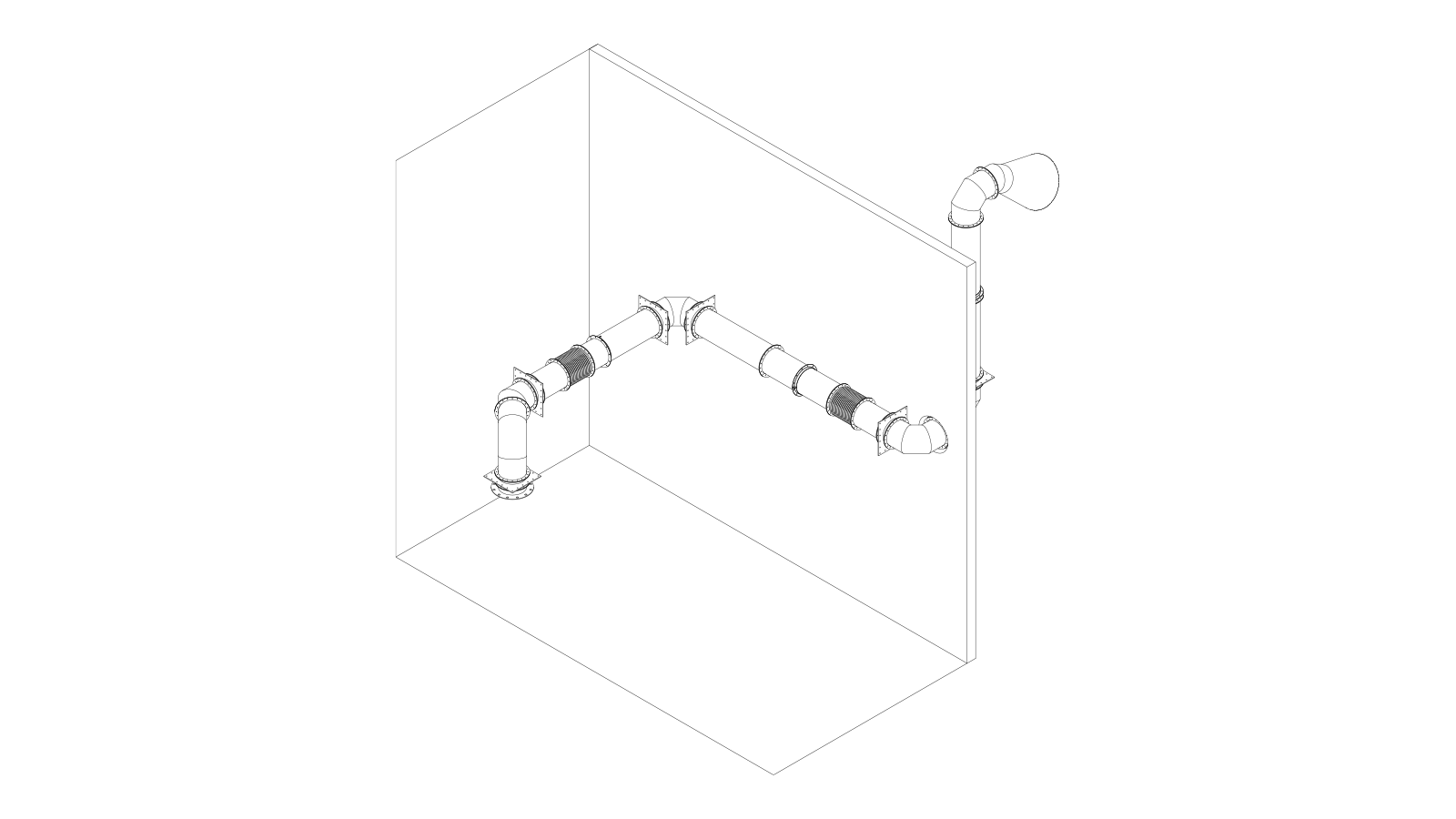 CryoDuct Elevation View Isometric